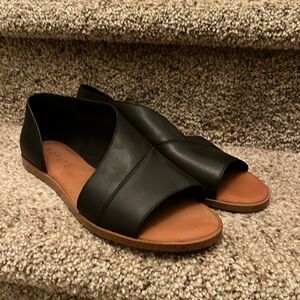 New 1.State Black Celvin Slip On Sandals - 9M